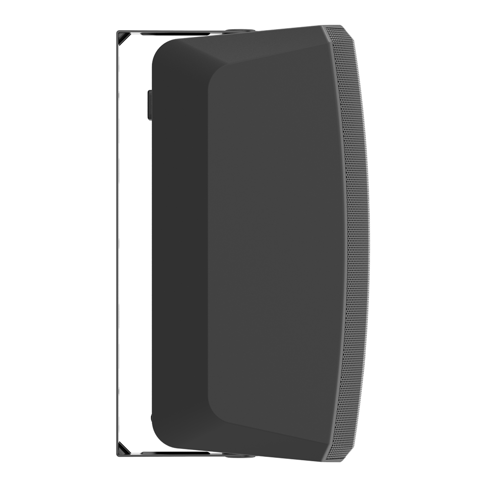 AtlasIED AS-10T-B – 10" AS Series Surface Mount Speaker, Black (70V/100V/8Ω, IP55 Rated)