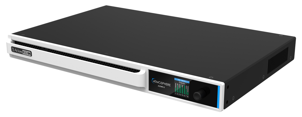 AtlasIED AZM8-D 8-Zone Audio Processor – DSP Control, Dante, Wi-Fi & Ethernet