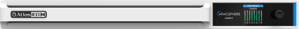 AtlasIED AZM8-D 8-Zone Audio Processor – DSP Control, Dante, Wi-Fi & Ethernet