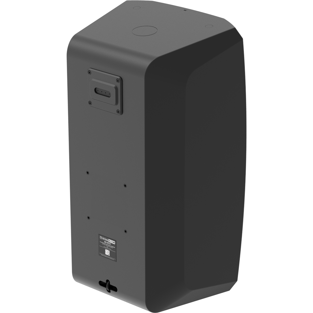 AtlasIED AS-10T-B – 10" AS Series Surface Mount Speaker, Black (70V/100V/8Ω, IP55 Rated)