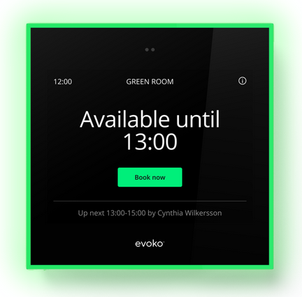 Biamp Evoko Naso Room Booking Display