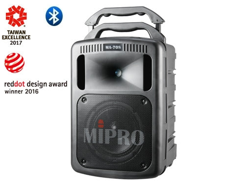 Mipro Mipro Portable PA with Bluetooth. Public Address – Front View