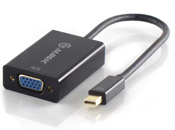 Alogic ALOGIC Premium 15cm Mini DisplayPort to VGA Adapter - Male to Female - BLACK Cables/Adapters