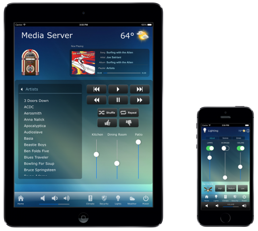 RTI RTiPanel App - Apple/Android Control/Automation
