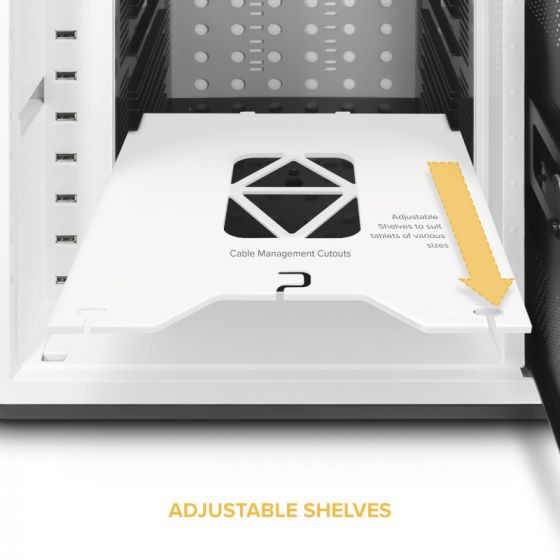 Alogic ALOGIC Smartbox 10-Bay Sync & Charge Cabinet Gen 2 – Adjustable Shelves for Android & iPad Charging/Storage – Image 3