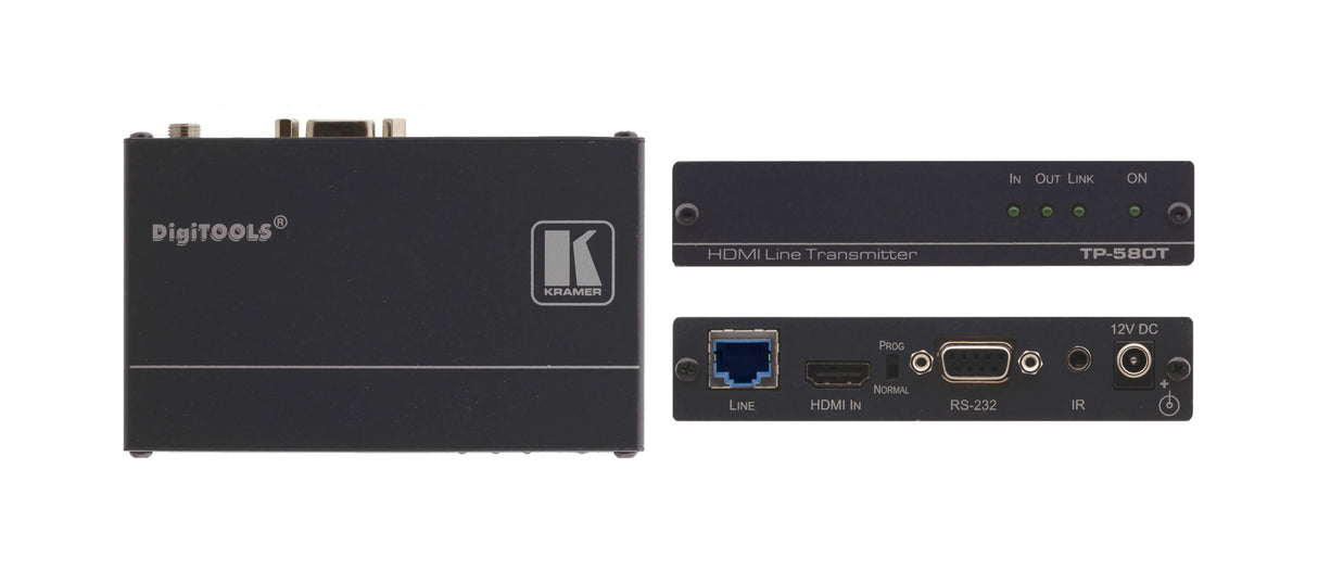 Kramer Kramer 4K60 4:2:0 HDMI HDCP 2.2 Transmitter with RS–232 & IR over Long–Reach HDBaseT Switching and Distribution