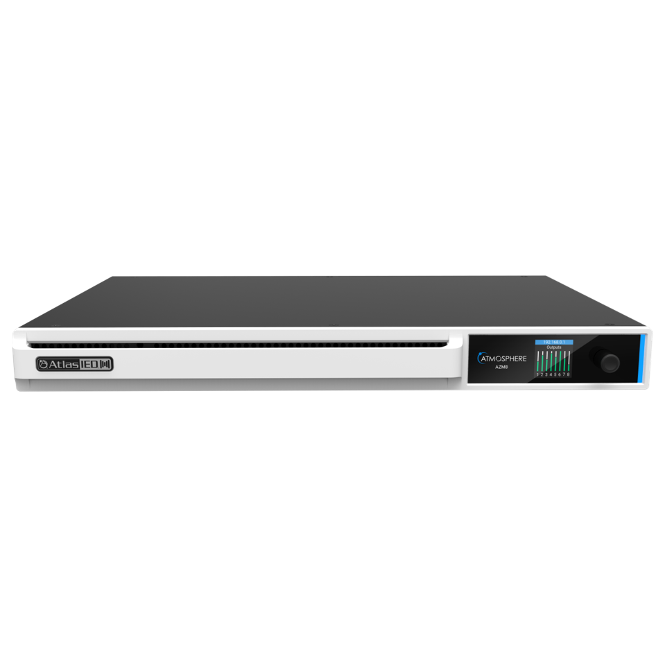 AtlasIED Atmosphere AZM8 – 8-Zone DSP Audio Processor with Wi-Fi & Ethernet Control