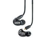 Shure Shure SE215 Sound-Isolating In-Ear Monitors – Black Headphones