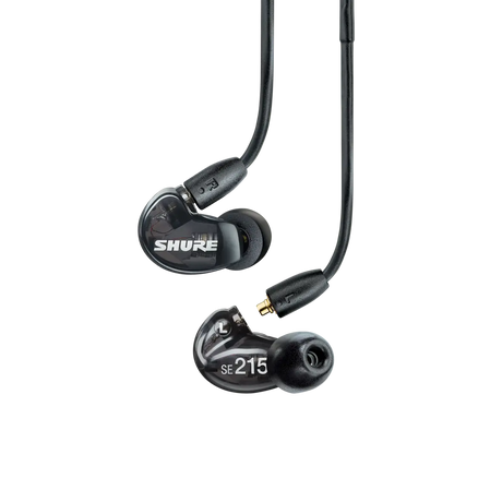 Shure Shure SE215 Sound-Isolating In-Ear Monitors – Black Headphones