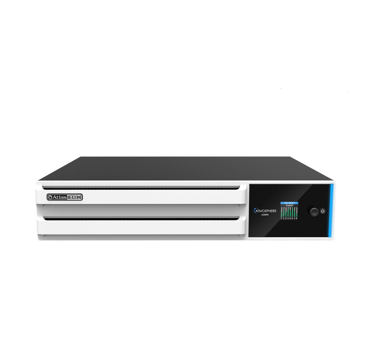AtlasIED AZMP8 8-Zone DSP Processor – 1200W Powered Audio Control System