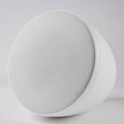Angled close-up view of the EZP-6020WH pendant ceiling speaker grille.