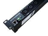 NETIO PowerPDU 8QS 8-Outlet Rack-Mount PDU (Partial Metering)