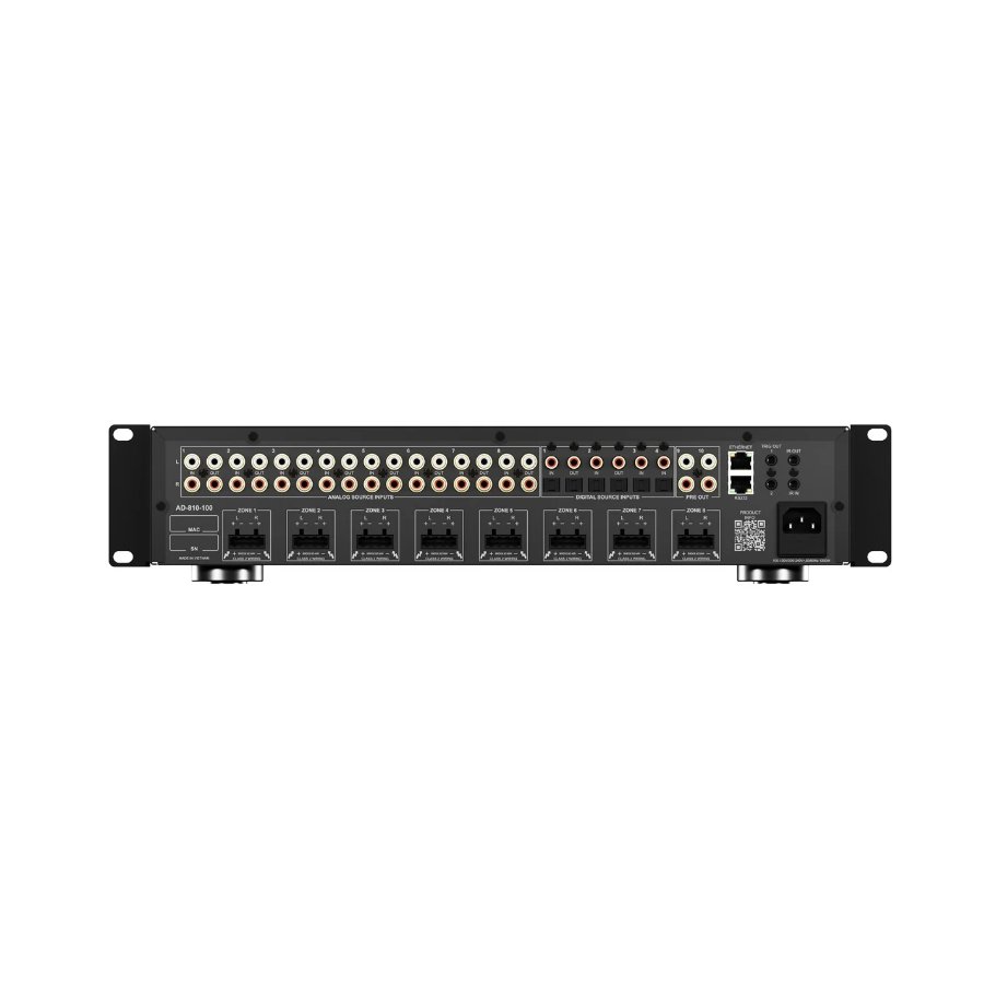 RTI AD810-100 8x10 DSP Audio Matrix Amplifier