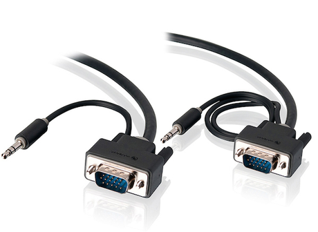 Alogic ALOGIC 10m Slim VGA Cable with 3.5mm Audio – Male to Male Cables/Adapters – Connection Ports
