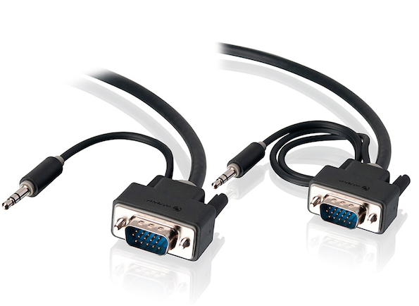 Alogic ALOGIC 10m Slim VGA Cable with 3.5mm Audio – Male to Male Cables/Adapters – Connection Ports