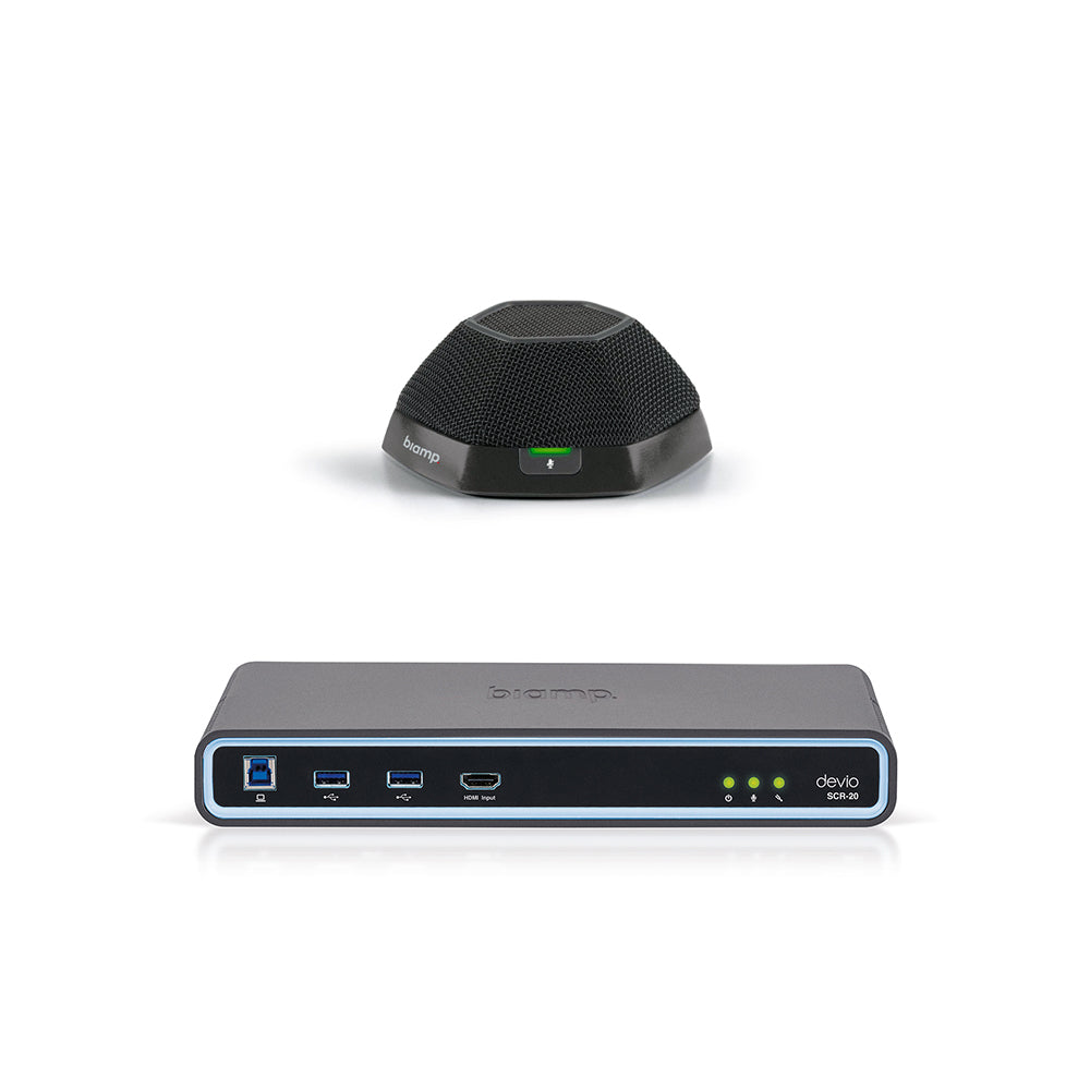 Biamp Devio SCR-20T Conferencing Hub (tabletop mic included) Unified Communications
