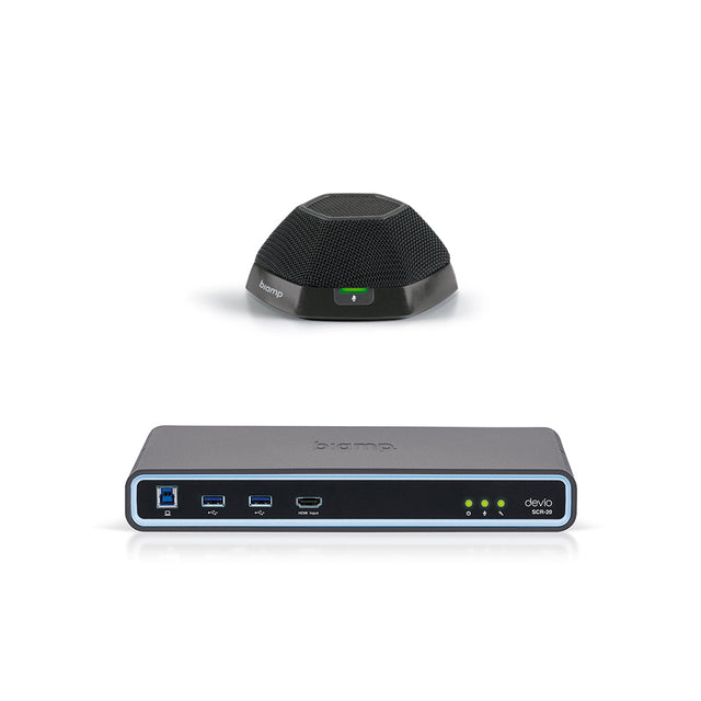 Biamp Devio SCR-20T Conferencing Hub (tabletop mic included) Unified Communications