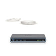 Biamp Devio SCR-20TX Conferencing Hub + Parlé Tabletop Mic - White Unified Communications