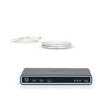 Biamp Devio SCR-20TX Conferencing Hub + Parlé Tabletop Mic - White Unified Communications