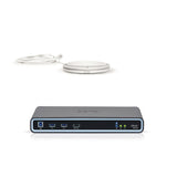 Biamp Devio SCR-25TX Conferencing Hub + Parlé Tabletop Mic - White Unified Communications