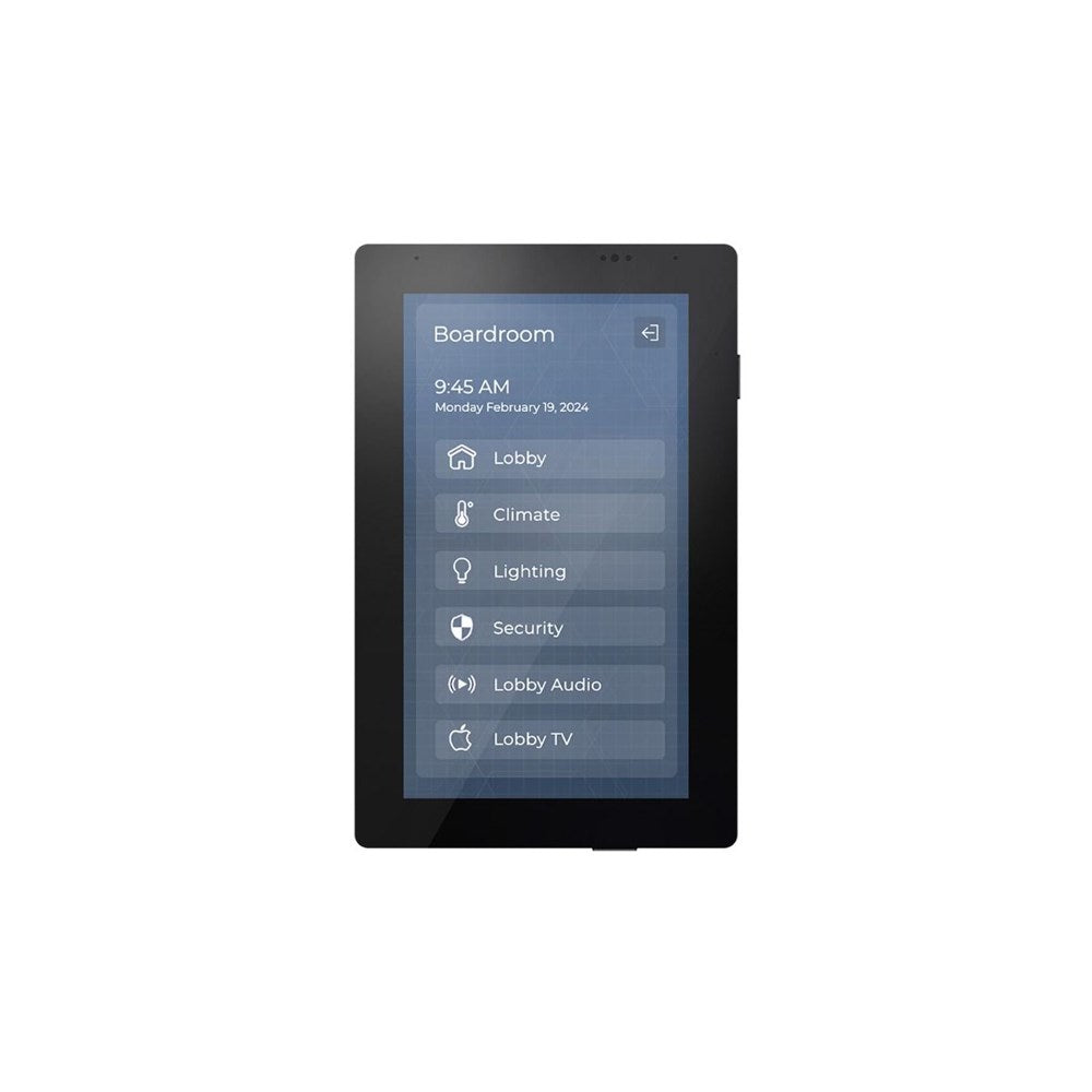 RTI 5" IN-WALL TOUCHPANEL Black