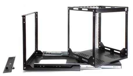 Serveredge Serveredge 12RU Slide & Swivel Server rack Equipment Racks – Side View