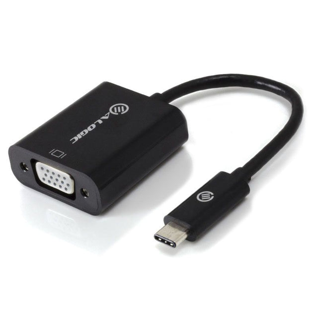 Alogic ALOGIC 10cm USB-C to VGA Adapter - Black Cables/Adapters